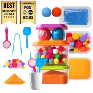 Kids Sensory Kit with Play Tools and Materials