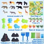 Animal Sensory Bin Sand Play Kit for Kids