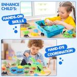 Animal Sensory Bin Sand Play Kit for Kids