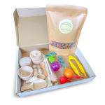 Rainbow Rice Sensory Bin Set with Tools