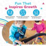 Rainbow Rice Sensory Bin Set with Tools