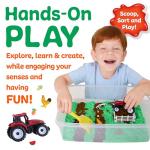 Farm Sensory Bin for Kids - Fun & Learning!