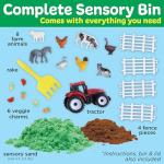 Farm Sensory Bin for Kids - Fun & Learning!