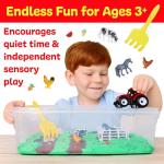 Farm Sensory Bin for Kids - Fun & Learning!