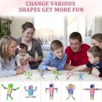 Transforming Robot Fidget Spinners - 24 Pack