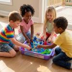 Pet Sensory Bin Set with Animal Play Tools