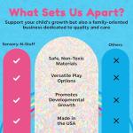 Wooden Sensory Tool Set for Kids (10 Pieces)