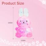Squishy Glitter Rabbit Fidget Stress Ball Toy