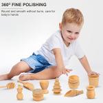 30-Piece Wooden Tool Set for Sensory Bins