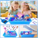 Mermaid Sensory Bin Play Sand Kit for Kids