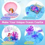 Mermaid Sensory Bin Play Sand Kit for Kids