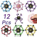 12 Pack Transformable Fidget Spinner Sensory Toys