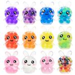 Easter Bunny Squishy Toys - 12 Pack Set