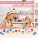 Easter Bunny Squishy Toys - 12 Pack Set