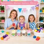 Easter Bunny Squishy Toys - 12 Pack Set