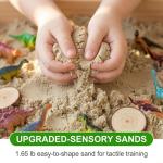 Carolart Dinosaur Sensory Bin with Glow-in-the-Dark Toys