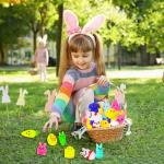 120PCS Easter Mochi Squishy Toys for Kids