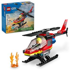 LEGO City Fire Rescue Helicopter Building Set