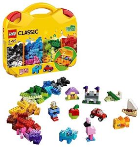 LEGO Classic Creative Suitcase with Colorful Bricks