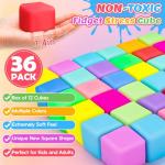36 Pack Squishy Stress Balls and Fidget Cubes