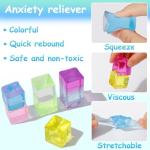 24 Pcs Ice Cube Fidget Sensory Toy Set