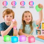 4 Pack Squishy Stress Cubes for Kids