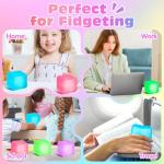 4 Pack Squishy Stress Cubes for Kids