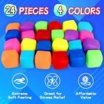 24-Pack Mini Squishy Fidget Cube Toys