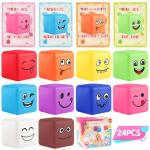 24 Squishy Fidget Balls for Kids and Adults