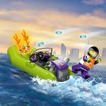 LEGO City Fire Boat Set with Racing Figures