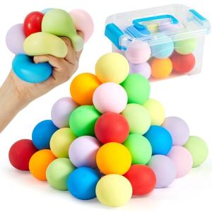 24 Pack Squishy Stress Balls for Kids