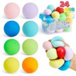 24 Pack Squishy Stress Balls for Kids