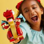 LEGO 3-in-1 Red Dragon Transforming Toy Set