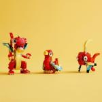LEGO 3-in-1 Red Dragon Transforming Toy Set