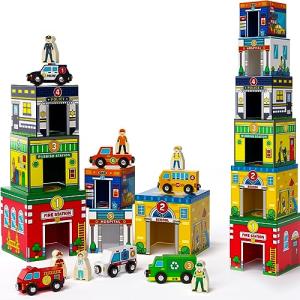 Magnetic Sorting and Stacking Toys for Toddlers