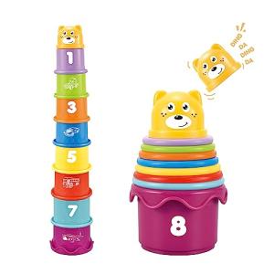 Colorful Stacking Nesting Cups for Babies 6-12 Months