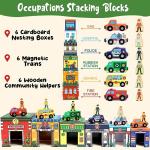 Magnetic Sorting and Stacking Toys for Toddlers