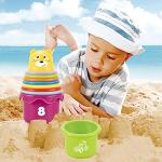 Colorful Stacking Nesting Cups for Babies 6-12 Months