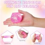 Squishy Ice Cube Stress Balls for Kids and Adults