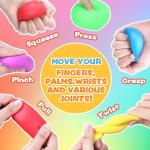 24-Pack Colorful Stress Cube Toys for Kids