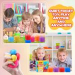 24-Pack Colorful Stress Cube Toys for Kids