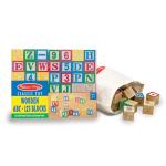 Melissa & Doug Wooden ABC/123 Blocks Set
