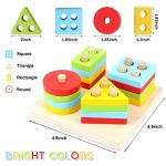 Wooden Montessori Sorting and Stacking Toys for Kids