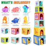 Dinosaur Sorting and Stacking Toys for Toddlers