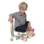 Melissa & Doug Wooden ABC/123 Blocks Set