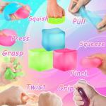 3 Pack Stress Cube Squishy Fidget Toys
