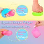 3 Pack Stress Cube Squishy Fidget Toys
