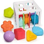 LiKee Shape Sorter Montessori Blocks for Toddlers
