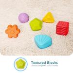 LiKee Shape Sorter Montessori Blocks for Toddlers