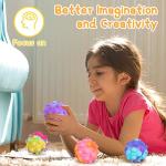 4 Pack Pop Fidget Stress Balls for Kids
